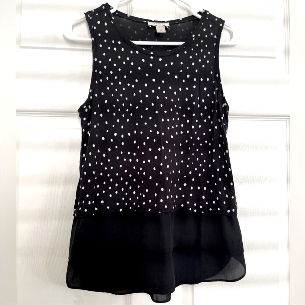 LOFT polka dot top